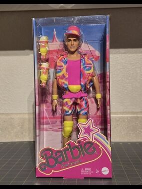 "Barbie The Movie" Ken Doll, Inline Skating/Ryan Gosling Face Sculpt